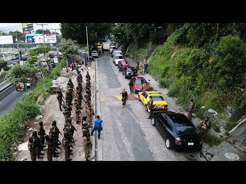 FAES ejecuta operativo en la comunidad 22 de Abril, Soyapango