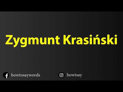 How To Pronounce Zygmunt Krasinski
