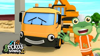 Caroline the Crane Song! 🏗️🎶 | Gecko's Songs 🎶 | Cartoons For Kids | Toddler Fun Learning