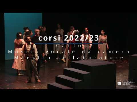 CORSI 22/23 CANTO - MUSICA VOCALE  DA CAMERA - MAESTRO COLLABORATORE