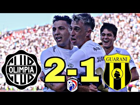 Olimpia 2 - 1 Guarani - Torneo Apertura 2026 - Relator Ruben Dario Da Rosa - (Resumen de Goles HD)