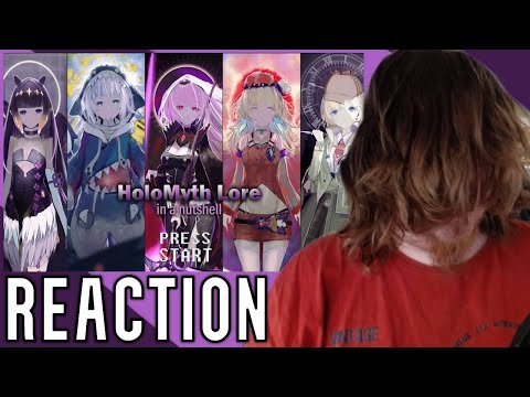 Hentai protagonist watch Hololive | HoloMyth Lore in a Nutshell 5 | REACTION