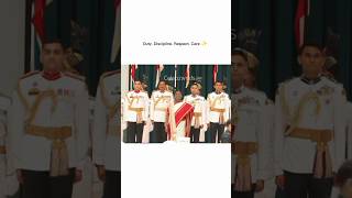 Duty. Discipline. Respect. Care ✨ #adc#president #defence #army #navy 