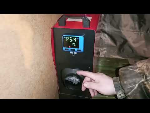 Запуск автономного дизельного отопителя 'Hcalory xmz-d1' мощностью 8 кВт