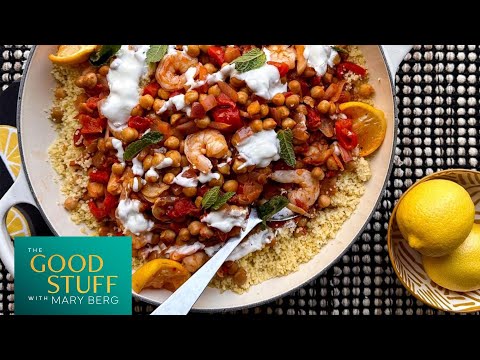 Harissa shrimp and chickpeas | The Good Stuff with Mary Berg