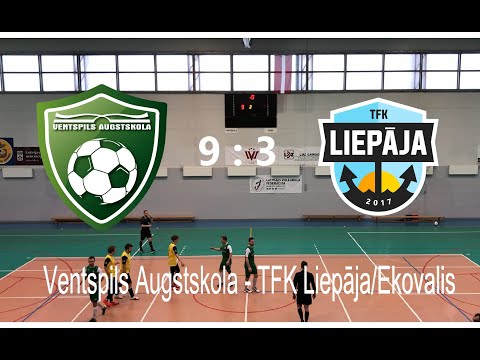 Ventspils Augstskola-TFK Liepāja/Ekovalis [LTFA 1.Liga 2018/19] Highlights 02.02.2019