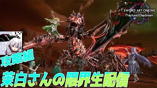 【SAOFD】限界ギリギリのレイドレベリング【ネタバレ注意】