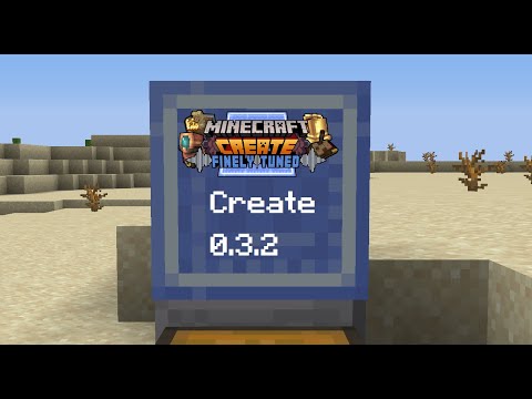 Showing stuff added in Minecraft Create 0.3.2