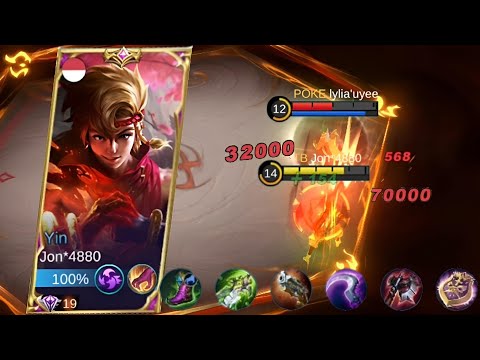 Top Global Yin By Jon*4880 || Yin Best Build 2022 || Mobile Legends