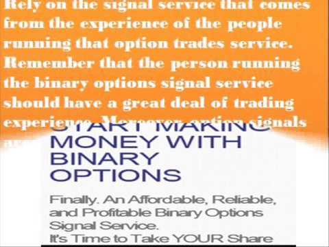 Binary options experts signals
