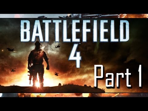 Battlefield 4 Gameplay Playthrough w/ Facecam Part 1 - Fishing in Baku (Mission 1)