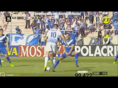 Gol de Juan Garro - Godoy Cruz 1 x 0 Velez sarsfield - Fecha 25 - Liga Argentina