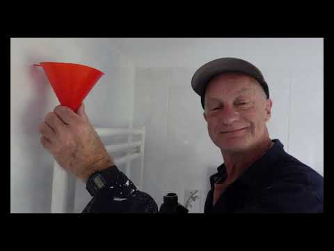 How to put inhibitor into your central heating system using a towel rail.