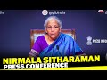 Finance Minister Nirmala Sitharaman Press Briefing On Outcome Of GST Council Meeting