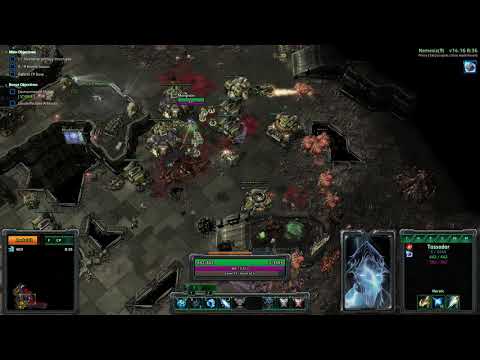 [4K60FPS] - Starcraft 2 - Arcade - Crap Patrol 2 - Nemesis IX Vol. 11 - Part 1 - Tassadar solo
