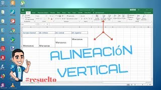 Cómo usar la ALINEACIÓN Vertical en Excel??