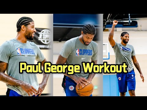 Paul George 2020 Off Season Workout | Footwork, Balance, Reading Games