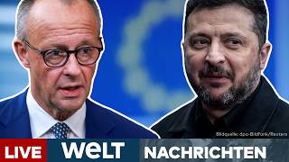 EU-GIPFEL: Merz kontert hart gegen Haushaltsknaller! Selenskyj hofft auf weitere