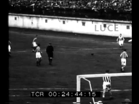 A Roma incontro di calcio Italia Cecoslovacchia