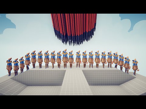 Medium Size APOLLO Army vs Every God | Tabs Simulator