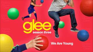 Video thumbnail of "We are young - Glee [HD Full Studio] [Complete]"