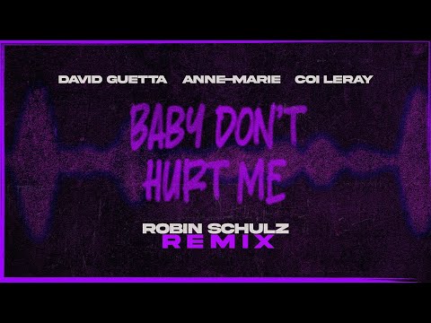 David Guetta, Anne-Marie, Coi Leray - Baby Dont Hurt Me (Robin Schulz remix) [VISUALIZER]
