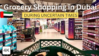 Dubai Grocery Shopping During Uncertain Times! UAE 4K
