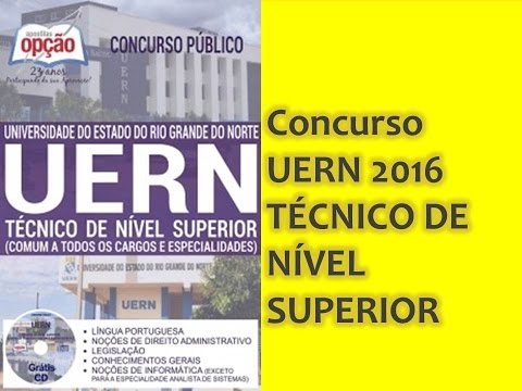 Apostila Concurso UERN 2016 TÉCNICO DE NÍVEL SUPERIOR