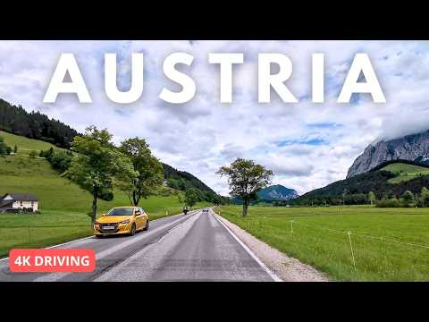 Scenic Drive Through Austria: A Journey Through Lush Valleys and Mountain Roads