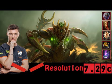 [DOTA 2] HR.Resolut1on the SAND KING [OFFLANE] [7.29C]