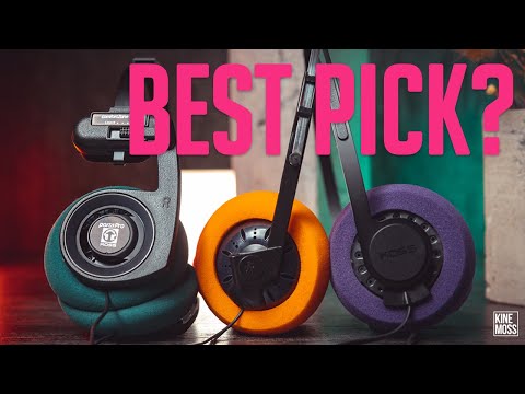 Koss KSC75 vs Porta Pro vs KPH40 Utility