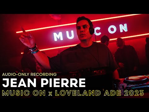 JEAN PIERRE at MUSIC ON x LOVELAND ADE 2023 | AUDIO-ONLY RECORDING | Amsterdam Dance Event