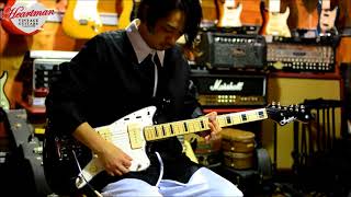 Video thumbnail for 【池部楽器店】Freedom Custom Guitar Research FCGR-JM Black Matching Head  Sound Check  feat.ナカオソウ by Ikebe Channel｜池部楽器店