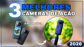 TOP 3 Câmeras de Ação à Prova d’Água 2026: Tomate MT 1190, Insta360 X3 ou GoPro HERO13 Black