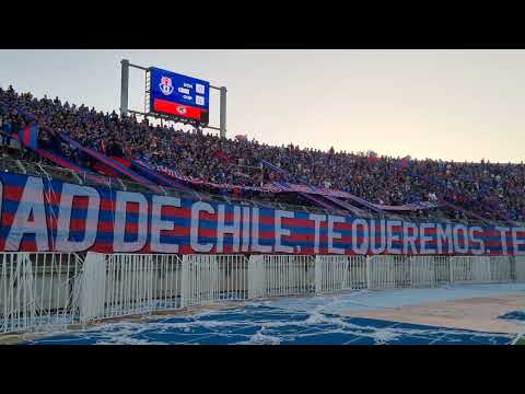 "Los de Abajo -  pasión infinita, locura total" Barra: Los de Abajo &bull; Club: Universidad de Chile - La U