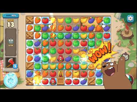 We Bare Bears match3 repairs level 425