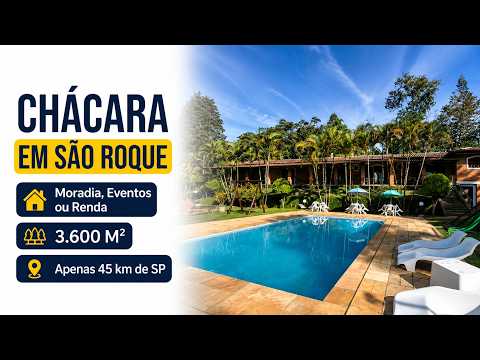 OPORTUNIDADE EM São Roque/SP |3.600 M² Chácara para Moradia, Lazer ou Renda (CHA 72)