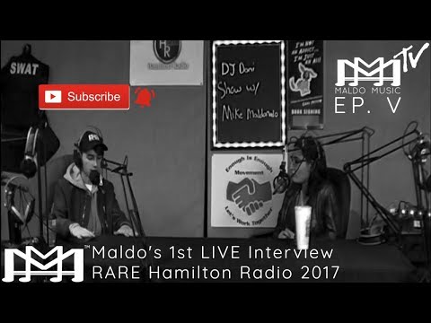 Maldo's VERY FIRST (RARE!) FULL Interview with Hamilton Radio, NJ [2017 THROWBACK]