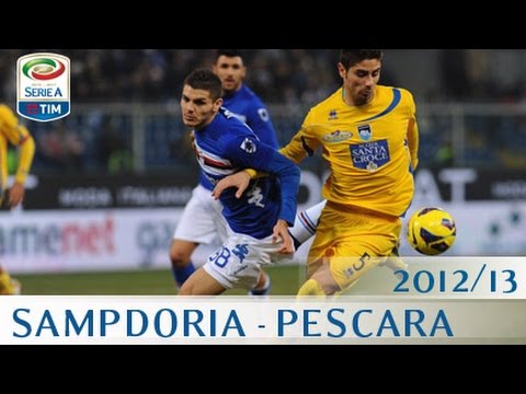 Sampdoria - Pescara - Serie A 2012/13 - ENG