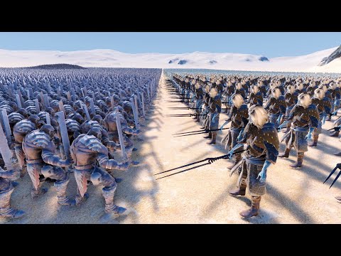 555 WHITE WALKERS VS 30,000 ORCS - UEBS MODS - Ultimate Epic Battle Simulator