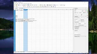 Moving rows and columns in OpenOffice (LibreOffice) Calc
