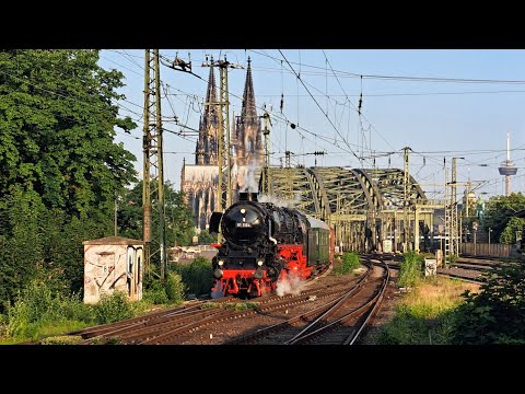 Blow after blow in the three-cylinder cycle - steam locomotive 01 1104 on a grand tour