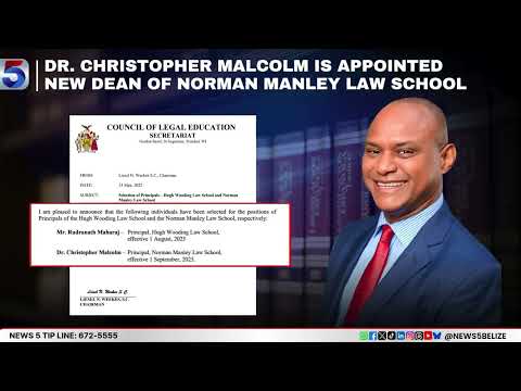 Dr. Christopher Malcolm Named New Dean of Norman Manley Law School