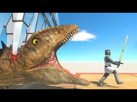 Escape From Megalodon Bite - Animal Revolt Battle Simulator