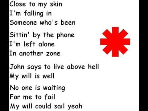 Red Hot Chili Peppers - This Velvet Glove (lyrics)