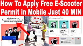How to get e scooter license in dubai,How to Apply E-Scooter Permit in Dubai RTA,how Apply in mobile