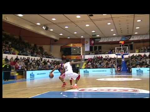 ABA Liga 2014/15, Round 21 highlights: Szolnoki Olaj - Mega Leks (07.02.2015)