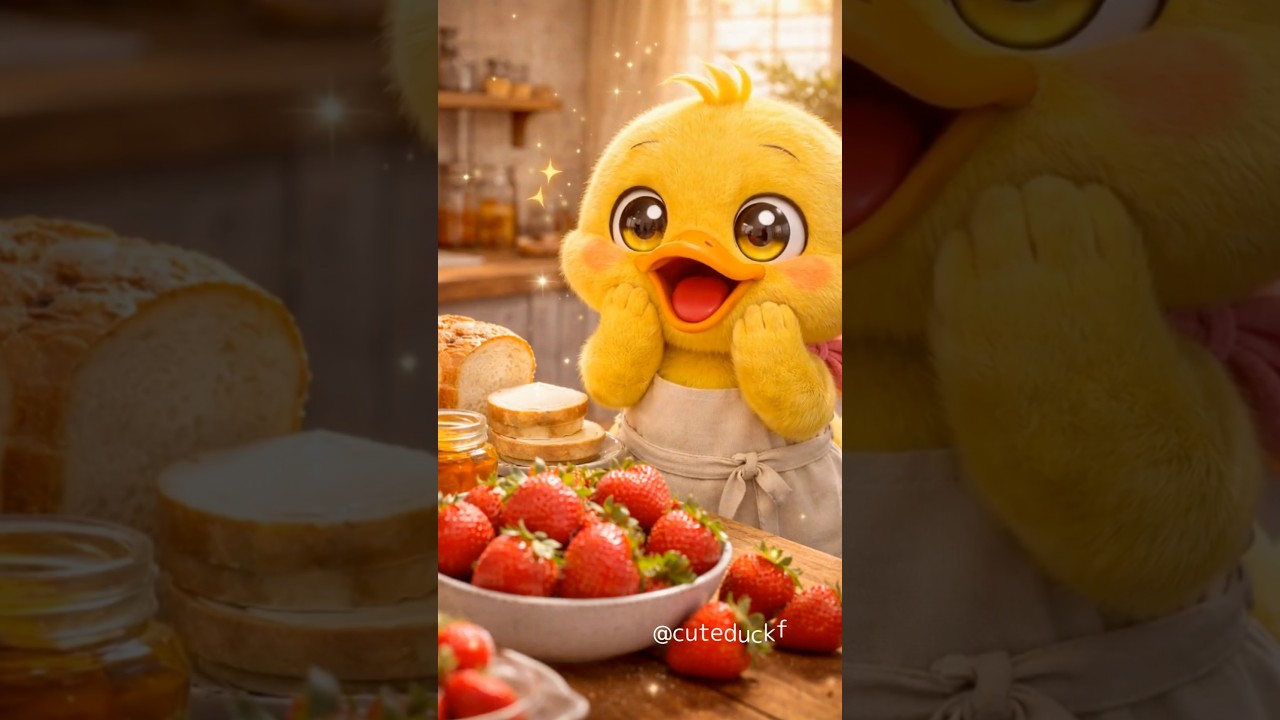 Duck Discovers French Toast Perfection #duck #cute #foodasmr