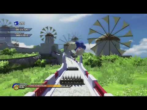 Sonic Unleashed - Windmill Isle Day Act 2 - Speedrun - 0:26:67