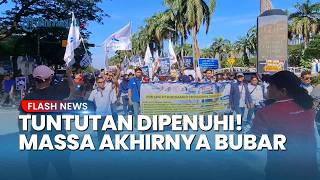 Akhirnya Ada Hasil! Tuntutan Dipenuhi, Massa Buruh Indomaret Bubar dari Gedung Kemnaker RI